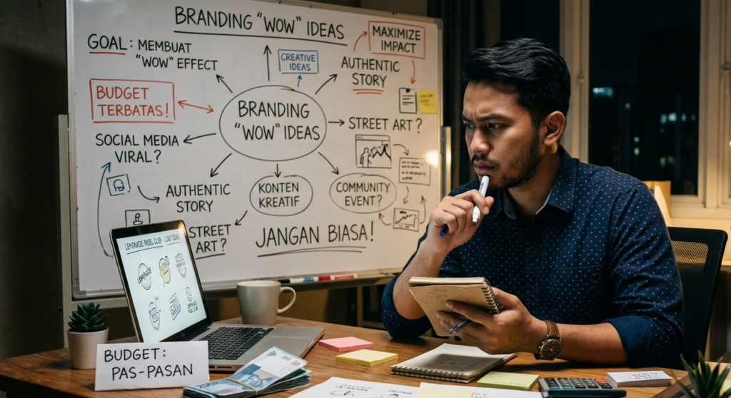 Anggaran Minim tapi Pengen Upgrade Branding? Tenang, Nggak Harus Keluar Budget Besar Kok! gemini generated image 97ja3797ja3797ja